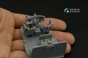 Quinta Studio QD48286 UH-1C 3D-Printed &amp;amp; coloured Interior on decal paper (HobbyBoss) 1/48 – immagine 7