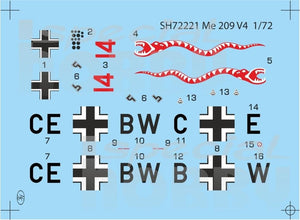 Special Hobby 72221 Messerschmitt Me 209V-4 1/72 – zdjęcie 4