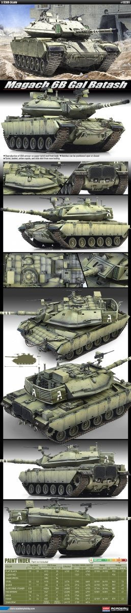 Academy 13281 Magach 6B Gal Batash 1/35 – immagine 2