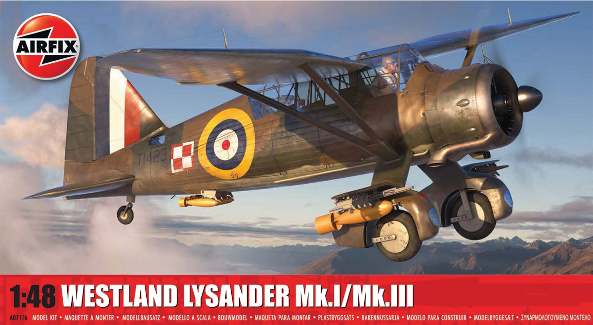 Airfix 07116 Westland Lysander Mk.I/Mk.III 1/48