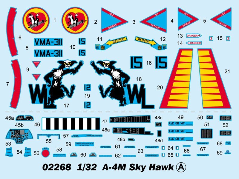 Trumpeter 02268 A-4M Skyhawk 1/32 – immagine 6