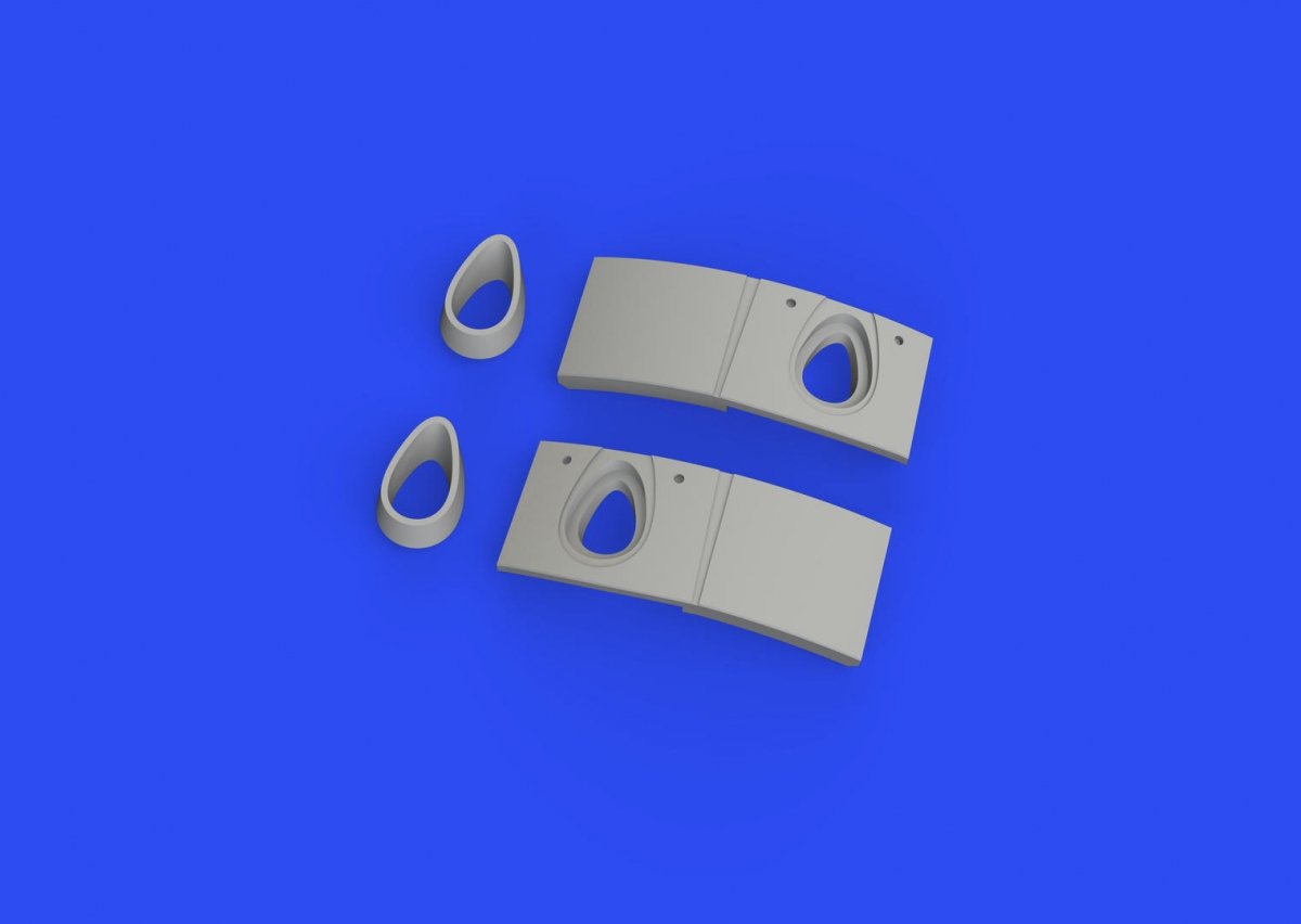 Eduard 648721 A6M2 Model 11 exhausts early PRINT EDUARD 1/48 – zdjęcie 3