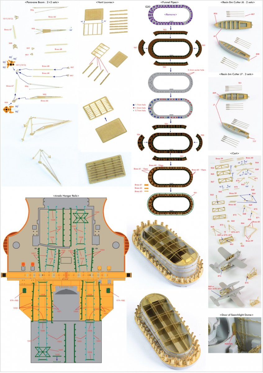 Pontos 21001F1 BISMARCK 1941 Advanced Add-on Set 1/200 – imagen 11