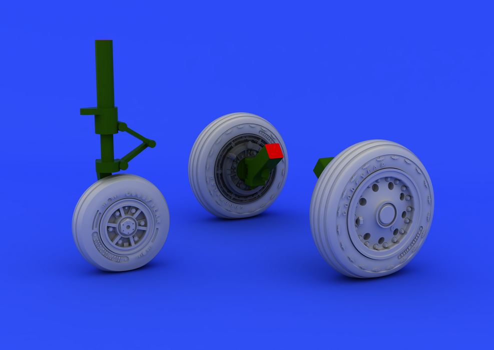 Eduard 648176 F-104 undercarriage wheels early 1/48 (Hasegawa) – Bild 6