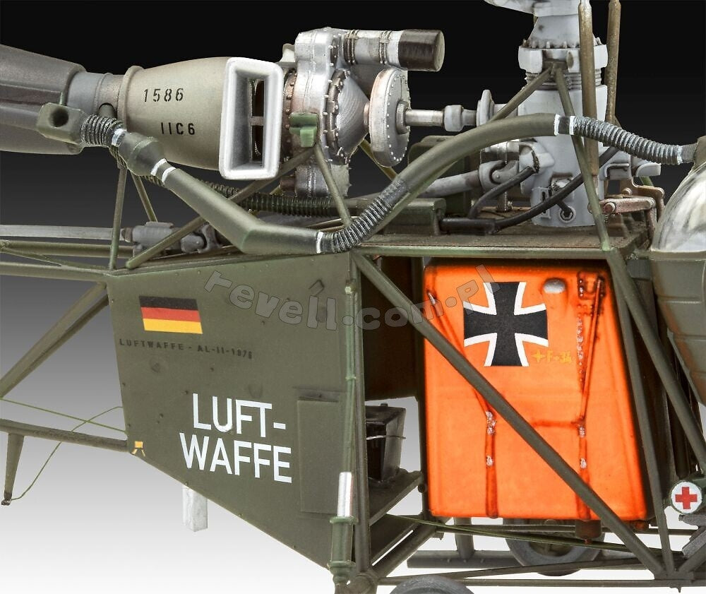 Revell 03804 Alouette II 1/32 – imagen 6