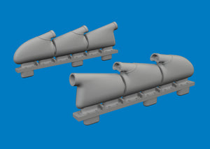 Eduard SIN67237 Supermarine Spitfire Mk.Vb Big Sin Set with Rounded Exhausts for EDUARD 1/72 – image 6