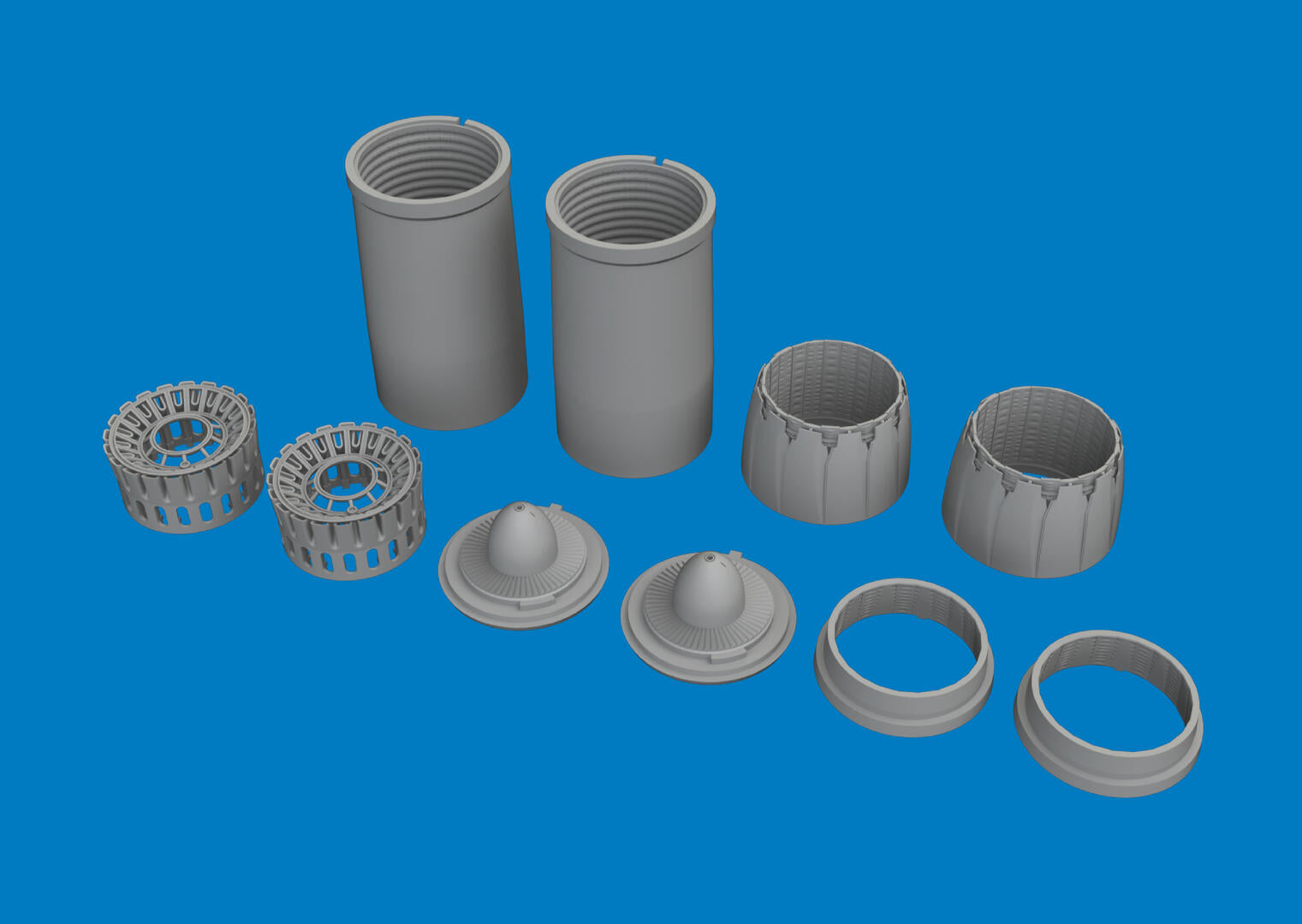 Eduard 672462 F-14D exhaust nozzles PRINT for Tamiya 1/72 – Bild 3
