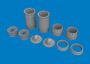 Eduard 672462 F-14D exhaust nozzles PRINT for Tamiya 1/72 – Bild 3