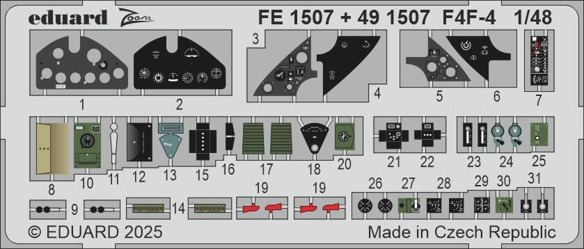 Eduard FE1507 F4F-4 Academy 1/48