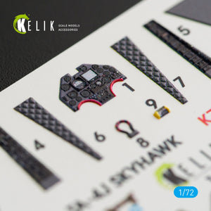 KELIK K72018 TA-4J &amp;quot;SKYHAWK&amp;quot; INTERIOR 3D DECALS FOR FUJIMI/HOBBY 2000 KIT 1/72 – Bild 3