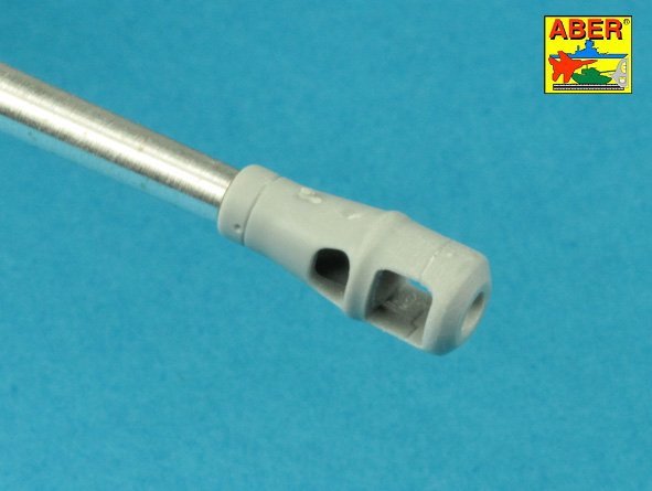 Aber 35L-167 German 7,5cmKwK42L/70 gun barrel without muzzle brake for Panther Ausf. A/D/G or Panther II 1/35 – immagine 3