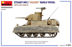 MiniArt 35423 Stuart Mk.I “Honey” Early Prod. w/Sun Shields 1/35 – immagine 5