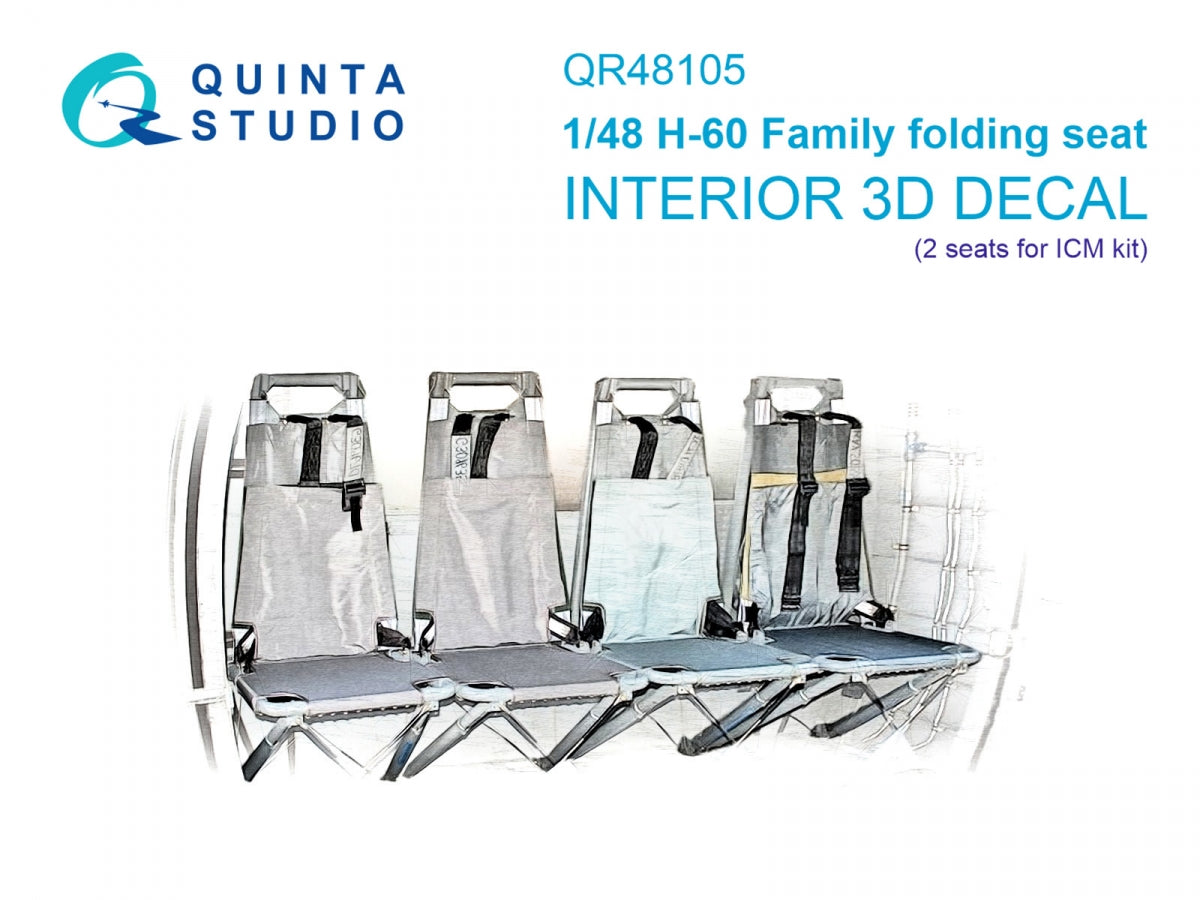 Quinta Studio QR48105 H-60 ​​family folding seat (ICM) 1/48