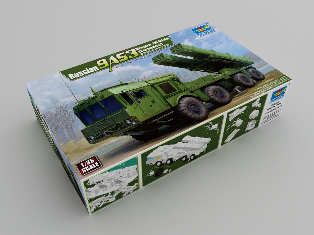 Trumpeter 01068 Russian 9A53 Uragan-1M MLRS (Tornado-s) 1/35 – immagine 2