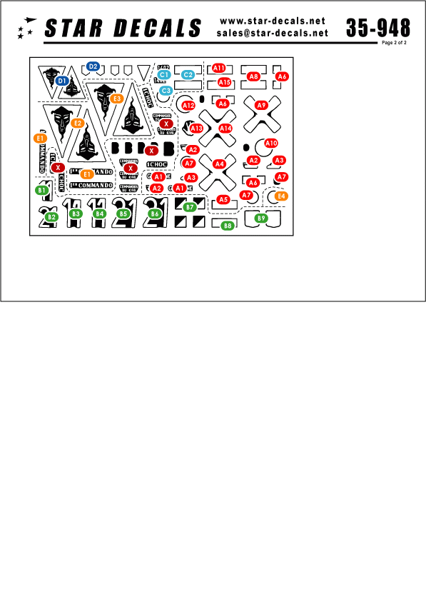 Star Decals 35-948 Modern African Wars 3 1/35 – Bild 2