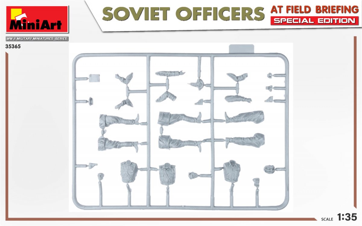 MiniArt 35365 SOVIET OFFICERS AT FIELD BRIEFING. SPECIAL EDITION 1/35 – imagen 4