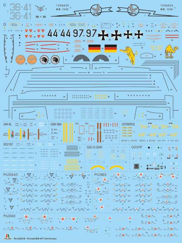 Italeri 2520 Tornado IDS 1/32 – imagen 5