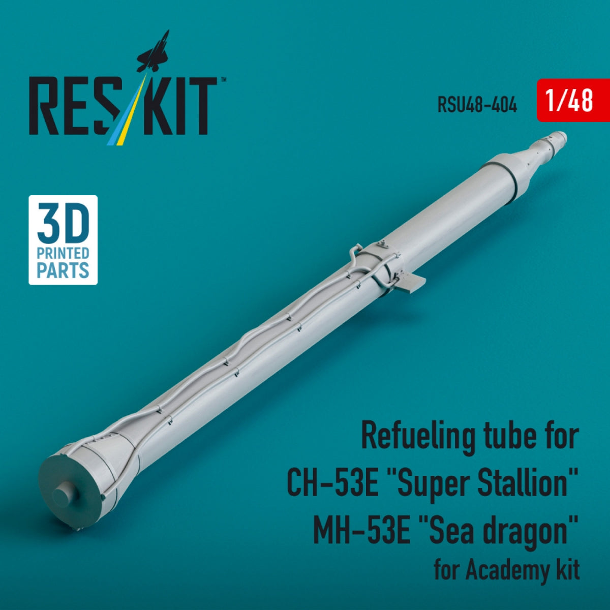 RESKIT RSU48-0404 Refueling tube for CH-53E &amp;quot;Super Stallion&amp;quot;, MH-53E &amp;quot;Sea dragon&amp;quot; for Academy kit (3D printed) 1/48 – image 2
