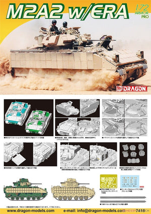 Dragon 7415 M2A2 w/ERA 1/72 – image 2