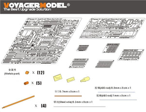 Voyager modèle PE35303 Panzer allemand de la seconde guerre mondiale.IV Ausf.D mit 75mm Kw.K.40 L/43 basic pour DRAGON 6330 1/35 – image 5