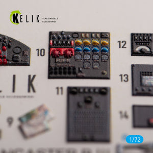 KELIK K72158 AVRO LANCASTER B.III - interior 3D decals for Airfix kit 1/72 – image 2