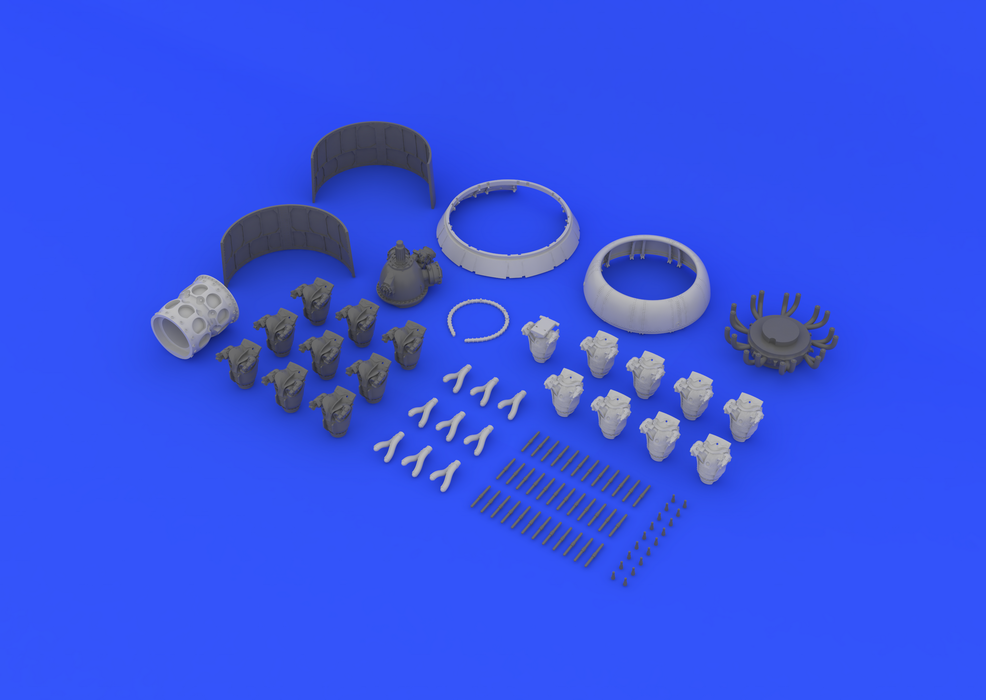 Eduard 632032 F4U-1 engine 1/32 (Tamiya) – immagine 7