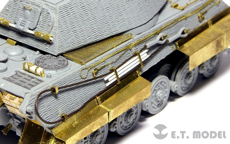 E.T. Model E72-020 WWII German KING TIGER (Porsche Turret) For DRAGON 7254 1/72 – immagine 6