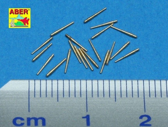 Aber 1/700L-21 Set of 20 pcs 102 mm universal barrels for Royal Navy ships 1/700 – Bild 2