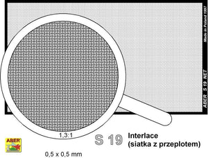 Aber S-19 Net with interlaced mesh 0,5 x 0,5 mm – imagen 2