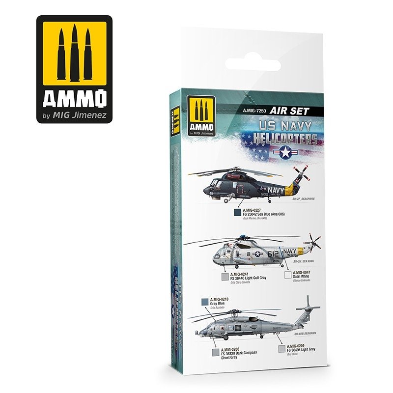 AMMO of Mig Jimenez 7250 US NAVY Helicopters Set 6x17ml – zdjęcie 2