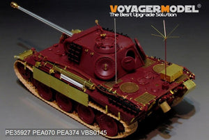 Maquette Voyager PE35927 Panther A allemand de la Seconde Guerre mondiale, version tardive, pour MENG TS-035, échelle 1/35  – image 9