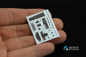 Quinta Studio QD48224 F-104S/ASA-M 3D-Printed &amp;amp; coloured Interior on decal paper (Kinetic) 1/48 – immagine 4