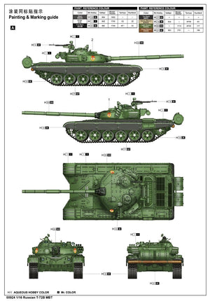 Trumpeter 00924 Russian T-72B MBT 1/16 – image 2