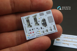 Intérieur imprimé en 3D et coloré sur papier décalcomanie Quinta Studio QD48105 Bf 109C/D (pour kit Modelsvit) 1/48 – image 4