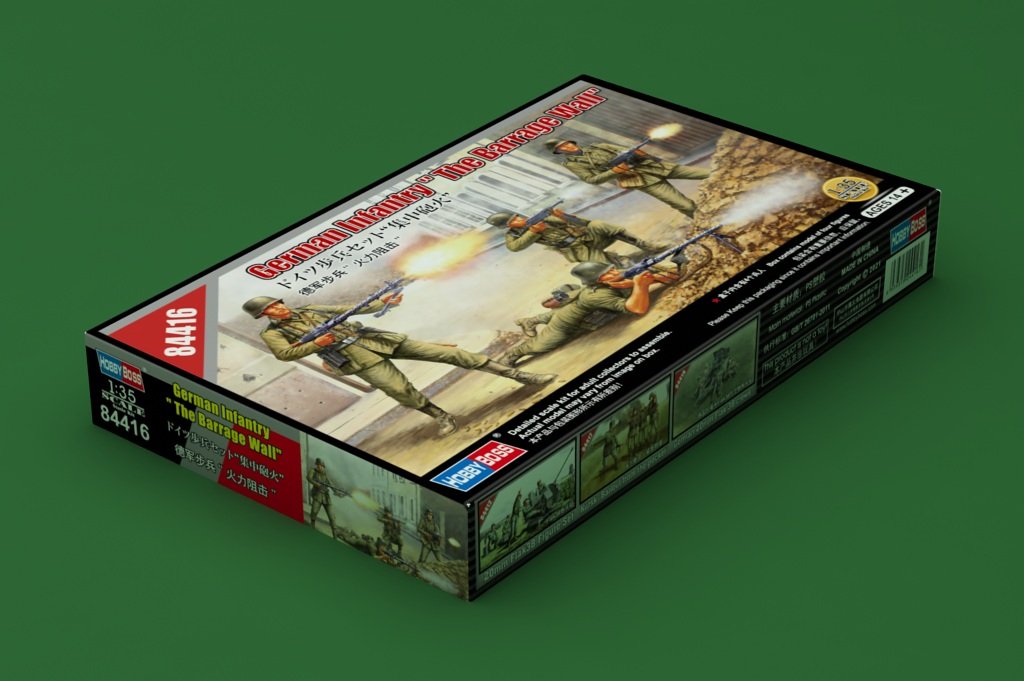 Hobby Boss 84416 Infanterie allemande « Le mur de barrage » 1/35 – image 2