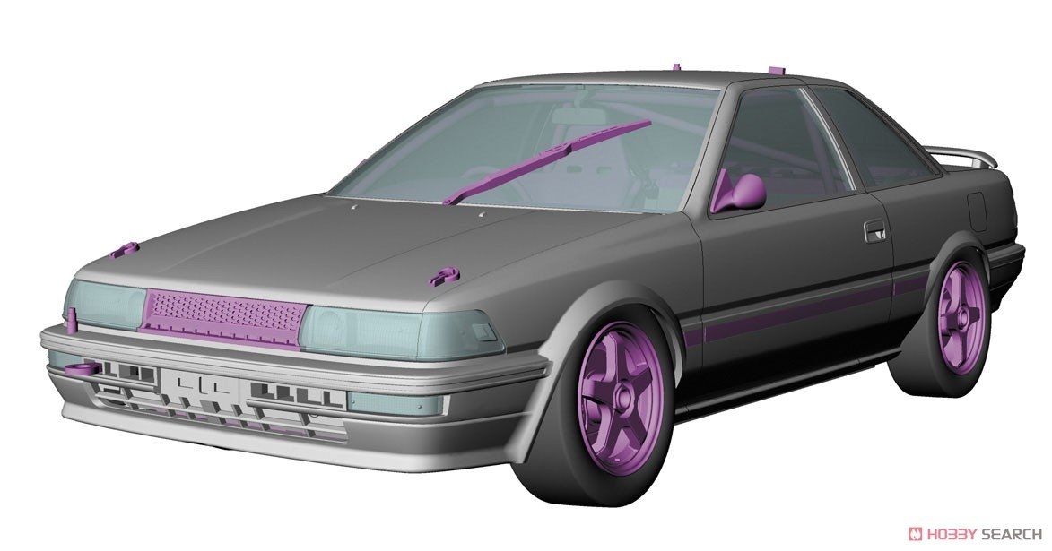 Hasegawa HC37 ADVAN Corolla Levin AE92 1989 Inter TEC 1/24 – image 5
