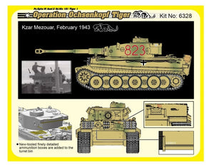 Dragon 6328 WWII German Pz.Kpfw.VI Tiger I Early Production 501 abt Operation Ochsenkopf 1/35 – immagine 8