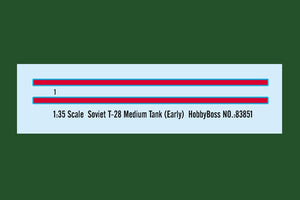 Hobby Boss 83851 Soviet T-28 Medium Tank (Early) 1/35 – imagen 3