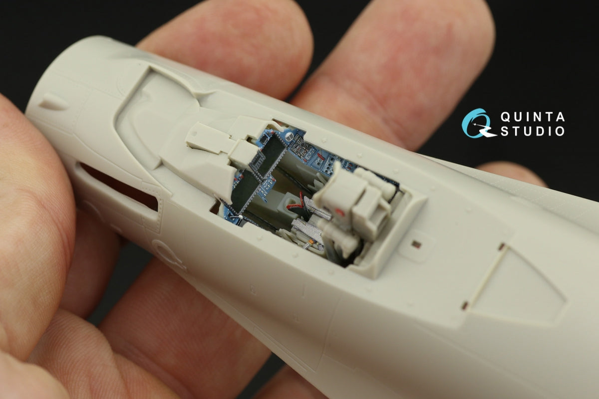 Quinta Studio QD48234 Su-35S 3D-Printed &amp;amp; coloured Interior on decal paper (KittyHawk) 1/48 – zdjęcie 9