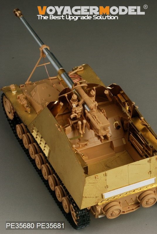 Voyager Model PE35680 WWII German Sd.Kfz. 164 Nashorn B ver include Gun barrel (For TAMIYA 35335) 1/35 – immagine 6