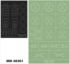 Montex MM48361 Heinkel He 70 AZ MODELS 4851 1/48