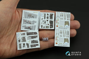 Quinta Studio QD+48342 F-4G tardif Intérieur imprimé en 3D et coloré sur papier décalcomanie (Meng) (avec pièces en résine imprimées en 3D) 1/48 – image 4
