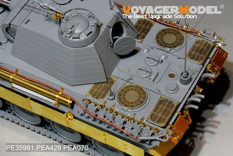 Maquette Voyager PE35981 Char Panther A allemand de la Seconde Guerre mondiale (modèle de base) pour TAKOM au 1/35 – image 10
