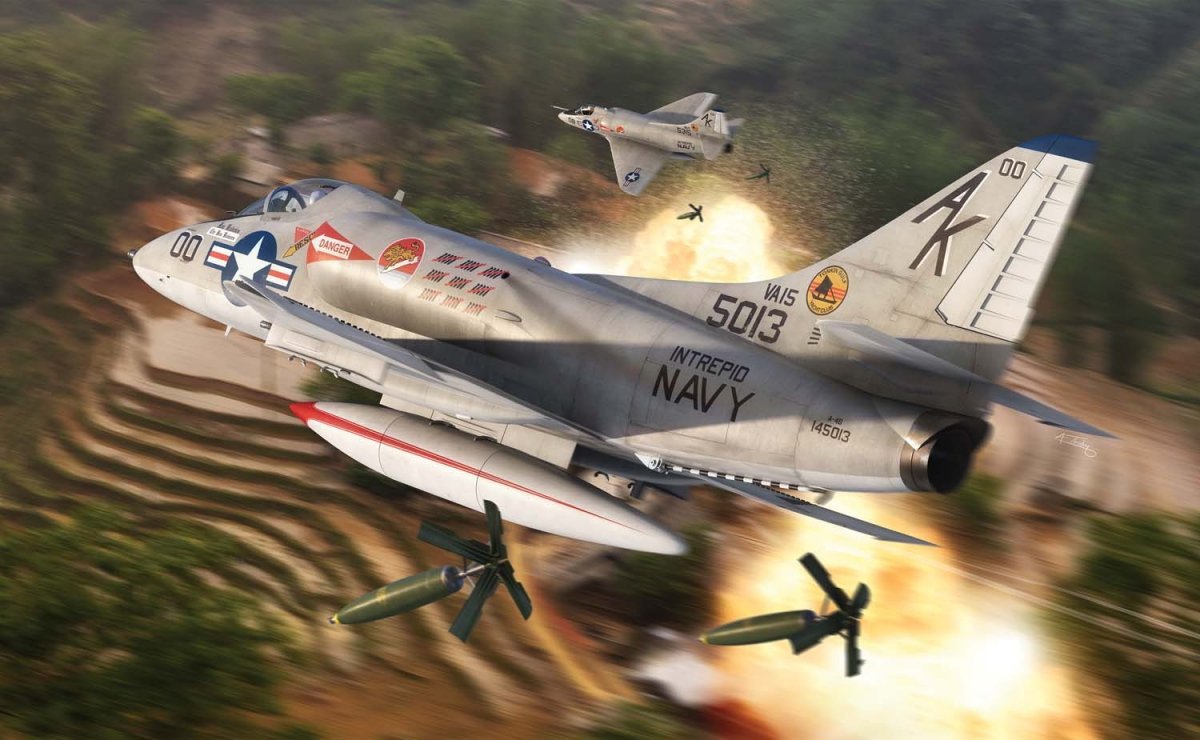 Airfix 03029A Douglas A-4B/Q Skyhawk 1/72 – Bild 2