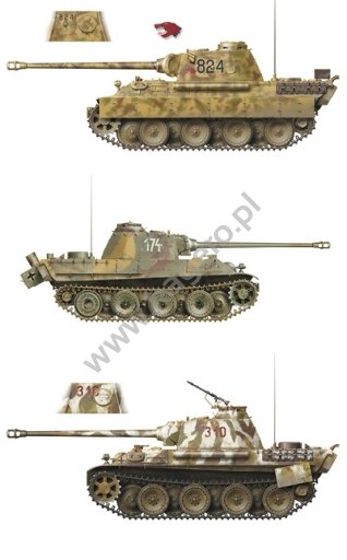 Kagero 15031 Pz.Kpfw. V Panther In Attack &amp;amp; Defence (kalkomania) PL/EN – imagen 5