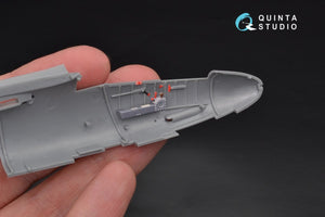 Quinta Studio QD48106 He-162 3D-Printed &amp;amp; coloured Interior on decal paper (for Tamiya kit) 1/48 – immagine 11