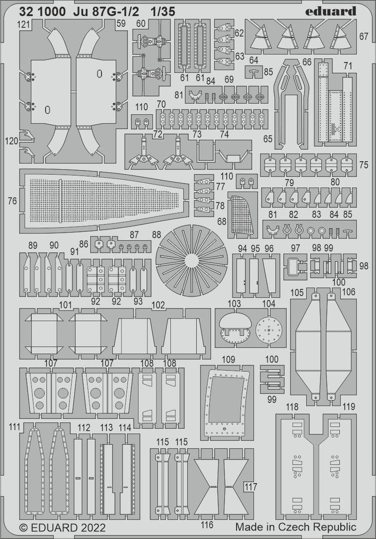 Eduard BIG33146 Ju 87G-1/2 BORDER MODEL 1/35 – zdjęcie 4