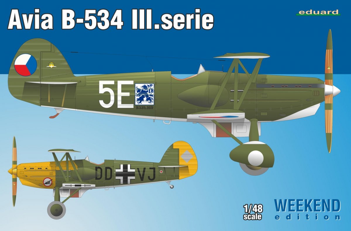 Eduard 8478 Avia B-534 III. serie 1/48