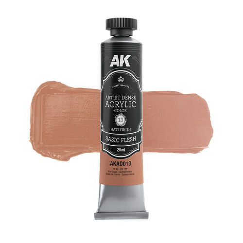 AK Interactive AKAD013 Artist Dense Acrylic - Basic Flesh
