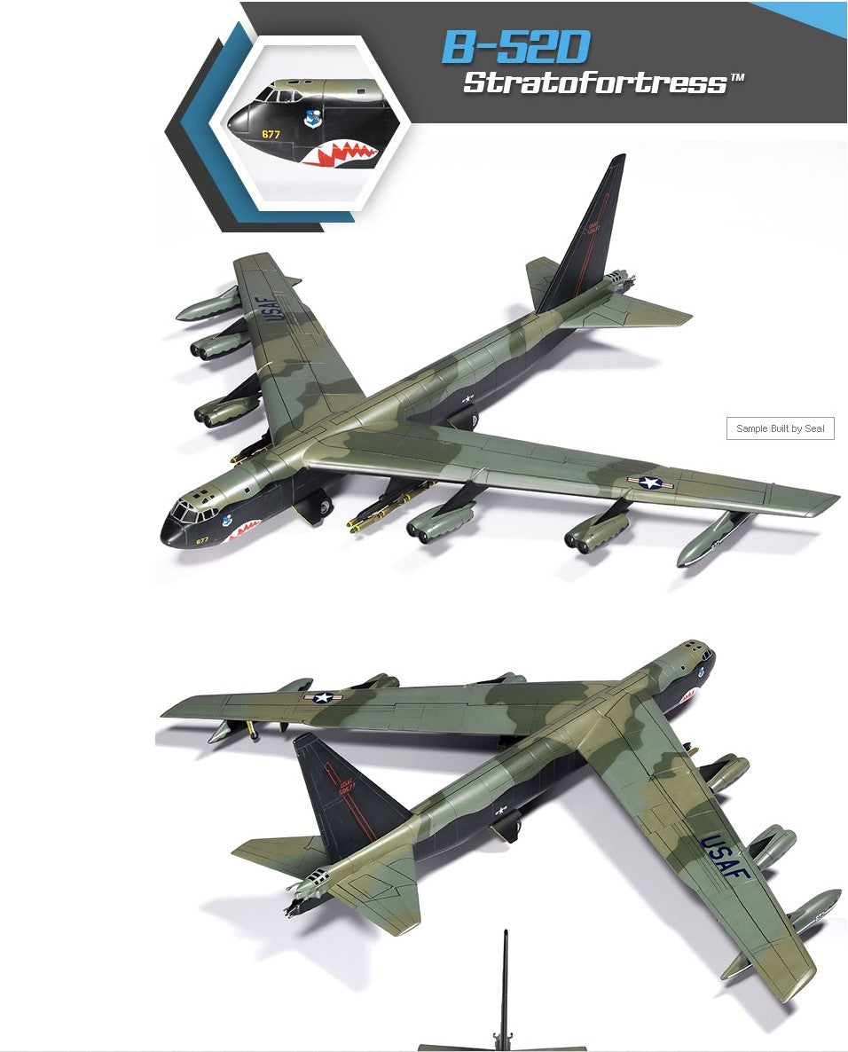 Academy 12632 USAF B-52D Stratofortress 1/144 – immagine 3